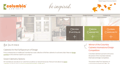 Desktop Screenshot of columbiacabinets.com